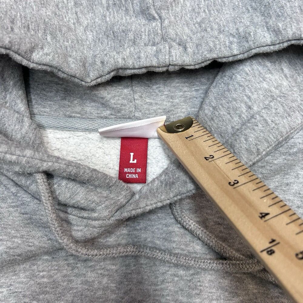 Mitchell & Ness Houston Rockets Grey Hoodie Sweatshirt Mens Size Large - Picture 8 of 8